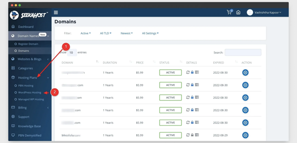 seekahost-domain-liste-uebersicht